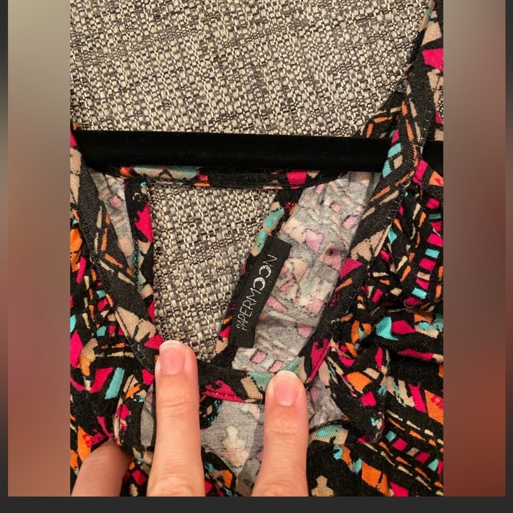 Multi Colored, Patterned Tank Top Trio - image 6